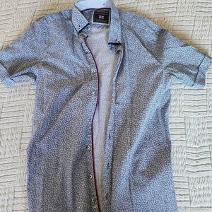 Men's medium button-up dress shirt